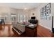 Comfortable living room with wood floors, neutral colors, and stylish decor at 10030 Chatham Oaks Ct, Orlando, FL 32836