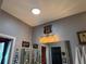 Bathroom with a vanity with decorative mirror, art, and a view into another room at 10075 Sw 91St Pl, Ocala, FL 34481