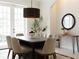Bright dining room with natural light, modern chandelier, and stylish decor at 1010 Terrace Blvd, Orlando, FL 32803