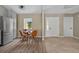 Eat in kitchen with stainless steel appliances and tiled floors at 10545 Parkway Dr, Clermont, FL 34711