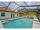 Inviting screened-in pool with ample deck space and serene backyard views at 10545 Parkway Dr, Clermont, FL 34711