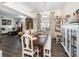 Bright dining area with a large table, chairs, and stylish decor, perfect for entertaining at 11900 Frieth Dr, Orlando, FL 32837