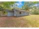 Large backyard with mature trees and a view of the back side of the home at 12046 Se 135Th Ave, Ocklawaha, FL 32179