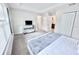 Spacious main bedroom with carpet, white trim and neutral paint at 123 Kenny Blvd, Haines City, FL 33844