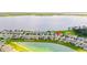 Aerial view of the property in a lakeside community, highlighting its prime location at 200 Summershore Dr, Auburndale, FL 33823