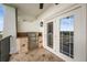 Outdoor balcony features a stainless steel grill, counter space, and city views at 2305 Edgewater Dr # 1509, Orlando, FL 32804