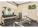 The weight room offers a range of free weights, machines, and mirrors for a comprehensive fitness routine at 2305 Edgewater Dr # 1509, Orlando, FL 32804