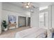 Spacious bedroom with walk-in closets and ensuite bathroom, offering ample storage and convenience at 25 Reflections Village Dr, Ormond Beach, FL 32174