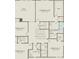 Floor plan showcasing the second floor, featuring a loft, four bedrooms, three bathrooms, and laundry room at 3118 Norcott Dr, Davenport, FL 33837
