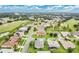 Wide aerial view showcasing a well-planned community with homes, golf courses, and natural scenery at 4002 Richmond Xing, Leesburg, FL 34748
