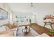 Comfortable living room with hardwood floors, neutral décor and modern furnishings at 5 Pecan Drive Crse, Ocala, FL 34472