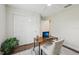 Well-lit office with a modern ceiling fan and a sliding door closet at 5 Pecan Drive Crse, Ocala, FL 34472