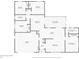 Detailed floor plan showcases the layout of this well-designed home, including the primary suite, kitchen, and living areas at 7 Madeira Ave, Orlando, FL 32825