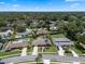 Aerial view of a residential neighborhood with lush trees and clear blue skies on a sunny day at 986 Stonewood Ln, Maitland, FL 32751