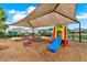 Community playground featuring a slide, swing set, and seesaw, perfect for children to play outdoors at 6404 S Goldenrod Rd # A, Orlando, FL 32822
