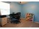 The bedroom has a desk and storage for toys and books at 110 N Alderwood St, Winter Springs, FL 32708