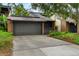 Charming home featuring a two-car garage with lush landscaping and mature trees enhancing its curb appeal at 1122 Washington Ave # 7, Winter Park, FL 32789