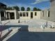 Foundation slab with block walls, under construction, shows plumbing infrastructure and window openings at 1153 Basalt Ln, Sanford, FL 32771