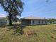 Exterior back view of newly built home with covered patio and multiple windows at 141 W G H Washington St, Apopka, FL 32703