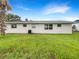 Exterior view of backyard with lush lawn and palm tree at 1623 Crestlawn Ave, Orlando, FL 32811