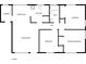Detailed floor plan showcasing the layout of the home, including bedrooms, bathrooms, and living spaces at 1623 Crestlawn Ave, Orlando, FL 32811