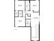 Floor plan illustrates the arrangement of the upper level, highlighting bedrooms, bathrooms, and living spaces at 164 14Th Ave, Longwood, FL 32750