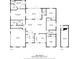 Detailed architectural floor plan of the house showing room dimensions and layout at 1880 Lorraine Way, St Cloud, FL 34769