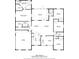 Detailed architectural floor plan of the house showing room dimensions and layout at 1880 Lorraine Way, St Cloud, FL 34769