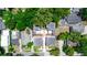 An aerial view of a home showing the layout of the house and its surrounding landscape at 21 N Hampton Ave # Lot 2, Orlando, FL 32803