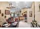 Inviting dining area with views into the kitchen, game room, and living spaces, enhancing the open feel at 3188 Verbena Ct, Deltona, FL 32725
