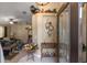 Inviting entryway showing the living room and a peek into the game room beyond at 3188 Verbena Ct, Deltona, FL 32725