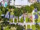 Aerial view of property with well-manicured lawn on a tree-lined street at 3474 Fairway Ln, Orlando, FL 32804