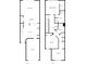 Detailed floorplan showcasing the layout of a two-story home with garage, living spaces, bedrooms, and baths at 3737 Plainview Dr, Orlando, FL 32824