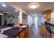 Kitchen with granite counters, stainless appliances, and an open layout at 4515 Isaac Ln, Sanford, FL 32771