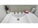 Bathroom sink with modern faucet and decorative soap at 4515 Isaac Ln, Sanford, FL 32771