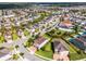 A beautiful aerial view showcasing a vibrant neighborhood with well-maintained lawns and stunning homes at 7739 Graben St, Kissimmee, FL 34747