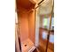 The shower is a stall with a textured glass door and pink tile at 900 Carlton Ave, Lake Wales, FL 33853