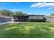 Spacious backyard showcasing the home's exterior, a screened-in porch, and a glimpse of the inviting pool area at 927 Boardman St, Orlando, FL 32804