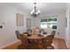 Inviting dining room with hardwood floors, chandelier, and curated decor at 927 Boardman St, Orlando, FL 32804