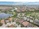 Breathtaking aerial showcasing the community with lakes, landscaping, and nearby amenities at 10203 Henbury St, Orlando, FL 32832