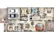 Detailed floor plan showcasing layout of bedrooms, bathrooms, kitchen, living areas and garage at 10203 Henbury St, Orlando, FL 32832