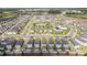 Expansive aerial view of new homes in a Primary-planned community with pool and amenities at 12133 Bracco St, Winter Garden, FL 34787