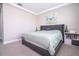 Bright bedroom featuring plush carpet, neutral walls, and a comfortable upholstered bed at 12133 Bracco St, Winter Garden, FL 34787