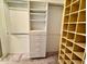 Spacious closet with built-in shelving and drawers, providing ample storage space for an organized lifestyle at 1219 Serissa Ct, Orlando, FL 32818