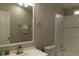 Bathroom with updated sink, toilet, and tub/shower combo at 1220 Zapata Pl, Lady Lake, FL 32159