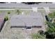 Overhead shot of home, showcasing the roof, backyard, and surrounding neighborhood at 14 Cyclops Dr, Apopka, FL 32703