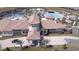 Aerial view of community clubhouse, pool and lazy river at 1513 Maidstone Ct, Davenport, FL 33896