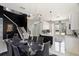 Beautiful dining area adjacent to the kitchen featuring seating for eight at 166 Minniehaha Cir, Haines City, FL 33844