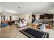 Open-concept living space with tile flooring, great for entertaining Gathering and friends at 259 Blue Cypress Dr, Groveland, FL 34736
