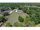 Aerial view showing the property's boundaries and surrounding landscape at 2633 Pickett Downs Dr, Chuluota, FL 32766